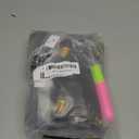 Deep Wave Crochet Hair 24 Inch 6 packs Long Curly Braiding Hair Extensions Ocean Wave Crochet Hair For Black Women Synthetic Ocean Hair Curly For Boho Box Braids (#1B, 24inch,6pack)