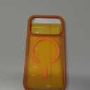 Miracase Magnetic for iPhone 17 Pro Case 6.3" with Screen Protector, [Compatible with MagSafe] Military-Grade Protection, Anti-Fingerprint, Slim Thin Phone Case for 17 Pro Cover, Orange