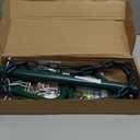 Duty Ring Trapeze Bar for Backyard-16.5" Trapeze Swing Bar- Swingset Accessories Outdoor with 47" Coated Chains 2 Snap Hooks (AB010004-2)