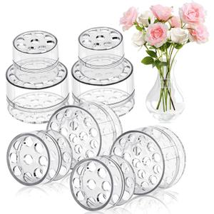 Spiral Ikebana Stem Holder, Spiral Stem Holder for Flowers, 8 Pieces DIY Wedding Bouquet Kit Spiral Ikebana Stem Holder for Flowers,Bouquet Twister Ikebana Tools Flower Bouquet Supplies (8)