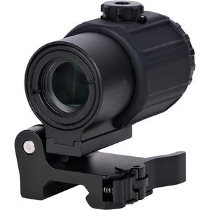 G43 Riflescope Magnifier - 3X & 5X Magnification for Enhanced Accuracy and Targeting (Black)