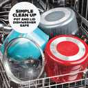 Gotham Steel 5 Quart Stock Pot Multipurpose Pasta Pot with Strainer Lid & Twist and Lock Handles, Nonstick Ceramic Surface Makes for Effortless Cleanup with Tempered Glass Lid, Dishwasher Safe (Graphite)