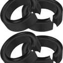 OwnMy 4PCS Rubber Coil Spring Spacers for Cars Heavy Duty Round Coil Spring Boosters, Universal Coil Spring Boosters Spacers Coil Spring Lift Spacers 5-5.5 Inch Rear Coil Spring Spacers for Trucks