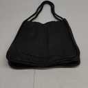 KKXIU Tote Bag for Women Vegan Leather Shoulder Purse Large Capacity Travel Bag (Black)