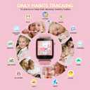 NBKLS Kids Watch for Girls 4 5 6 7 8 9 10 Years Old Gifts, Smart Watch for Kids with 26 Puzzle Games, HD Touch Screen, Flashlight, Learn Cards, Audiobook, Toddler Toys Christmas Birthday Gifts