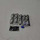 Gaoye Professional Reading Glasses for All Day - Computer Readers with Blue Light Protection - Value Pack (B1-5 Pack Light Black) +2.00