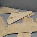 5 Pcs 24x12 Inch Wavy Wire Shelf Covers, Foamed PVC Faux Wood Closet Organizer, Non-Bearing Decorative Liners for Pantry, Bathroom, Kitchen Shelving