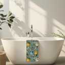 Hummingbird Spring Hand Towels for Bathroom, Sage Green Lemon Dish Tea Towels for Kitchen, Retro Cottagecore Botanical Floral Bathroom Hand Towels, Vintage French Flower Decorative Kitchen Towels