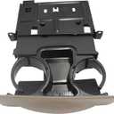 in Dash Cup Holder Insert w/Ashtray Tan Compatible with Ford F250 F350 F450 F550 Super Duty Truck Excursion 1999-2004 Dashboard Pull Out Cupholder YC3Z-2513560-CAB