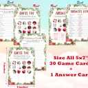 30 Players Word Scramble and Picture Quiz, Christmas Games for Families, Tis The Season Christmas Trivia, Annual Festive Events, Winter Holiday Supplies, Ice Breaker Winter Holiday Activities,01