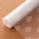 Cooyes Shelf Liner Drawer Liners, Shelf Liners for Kitchen Cabinets, Non-Adhesive Cabinet Liner, EVA Waterproof Non-Slip Refrigerator Liners for Kitchen Drawers, 11.8"W x 118"L