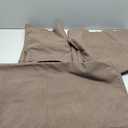 Home Brilliant Brown Throw Pillows Textured Burlap Decorative Throw Pillow Cover Lined Linen Cushion Case for Floor,  4 Pillow covers Brown 25"×26"