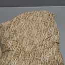 Pioggia Round Vinyl Fitted Tablecloth with Flannel Backing Elastic Table Cloth Waterproof Oil-Proof Plastic Table Cover Best for 57"-65" Round (Weave)