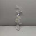 19in H Acrylic Flower Figurine with LED Lights - Crystal Glass Finish, Crystal Gifts for Women, Cherry Blossom Tree Decor Light, Clear Yellow Flower Statue Decoration for Centerpiece Home Desk
