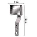 2PCS Men's Fade Comb Set - Professional Barber Combs for Men & Boys, Self Haircut Tools for Precise Fading & Blending, Anti-Slip Grip for Salon or Home Use