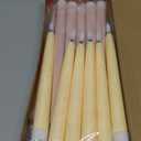 Rossesay 24 Pcs Flameless LED Taper Candles Battery Operated Candle Flameless Candlesticks Flickering for Halloween Christmas Church Wedding(K, 8.58'', 9.69'', 10.98'', 12.91'', 12.8'', Multicolored)