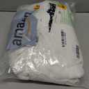 RYB HOME White Sheer Curtains Linen Texture Window Panels, Semi Sheer Light Filetring Rod Pocket & Back Tab Drapes for Bedroom, 52 x 84 inches, Pack of 2