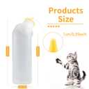 5Pack Kitten Bottle for Nursing Puppy Milk Kitten Bottles Feeding Kit Silicone Nipple for Newborn Pets Kittens, Puppy,Squirrel (Yellow)
