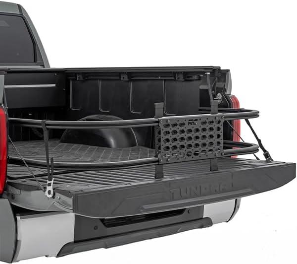 Rough Country Truck Bed Extender - 26" Cargo Extension with Flip-in Containment for Chevy, Ford, GMC, Ram, Toyota Trucks (55"-64.5" Bed Openings)