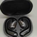 Open Ear Bone Conduction Headphones,Intelligent Touch Screen Bluetooth 5.4 Headphones, Over The Ear Earbuds with Earhooks Sport Headsets IPX7 Waterproof Earphones for Running Workout Black