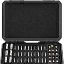 KIWIFOTOS 65 Slots Coin Cell Battery Case for CR2032 CR2016 CR2025 LR44 CR2320 CR2325 CR2330 CR2354 CR2430 CR2450 & LR41 AG13 Button Battery Holder Organizer IP67 Waterproof