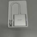 Acer USB C to HDMI Adapter, 4K USB C Hub with 100W PD, USBA 3.0 Port, HDMI to USBC Multiport Digital AV Converter for MacBook Pro/Air, iPad, Tablets, Switch, TV, Monitor and More (Silver)