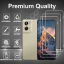 [3+3 Pack] Moto G Stylus 5G 2024 Screen Protector + Camera Lens Protector, 9H Tempered Glass, Anti Scratch, Easy Installation, Bubble Free, HD Screen Protector for Motorola Moto G Stylus 5G 2024