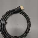 PowerBear 4K HDMI Cable 3 ft | Short Hdmi Cable, Braided Nylon & Gold Connectors, 4K @ 60Hz, Ultra HD, 2K, 1080P, ARC & CL3 Rated | for Laptop, Monitor, PS5, PS4, Xbox One, Fire TV, & More