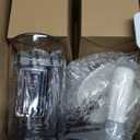 Ourokhome Rotary Cheese Grater Hand Crank, Kitchen Shredder Speed Mandolin Slicer Ice Shaver with Handle and Drum Blades for Cheese, Vegetable, Nuts, Chocolate, Potato, Carrot, 5 Blades, White