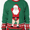 Colorful House Unisex's Ugly Christmas Jumper Sweater Printed Pullover,3D Funny Digital Print Sweatshirt Suit for Men Woman, Medium