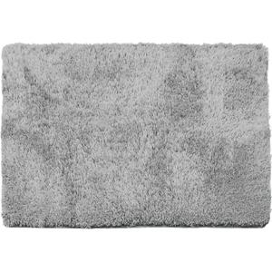 Clara Clark Bathroom Rugs, Ultra Soft Shaggy Bath Rugs - Bath Mats for Bathroom, Machine Wash, Non Slip Backing Rubber, 32 x 48 Inches, Silver Bathroom Rug Set