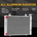 Aluminum Radiator for 2010-2014 2011 2012 Polaris Ranger 800 900 400 500 EFI 4x4 6x6#1240528