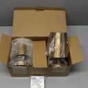 Battery Operated Wall Sconce Set of Two,Gold Modern with Remote Control Dimmable Wall Lighting Indoor, Not Hardwired Led Wall Lamp Fixtures for Bedroom, Bulb Included