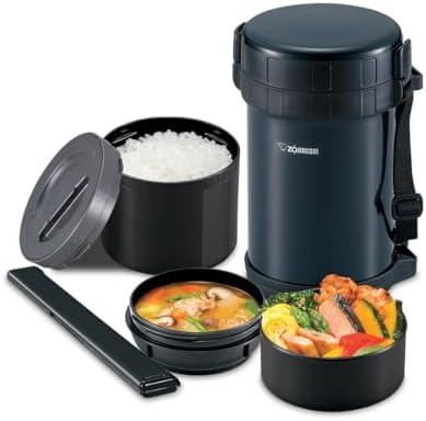 Zojirushi SL-XE20AD Classic Stainless Insulated Lunch Jar, 50 oz., Navy