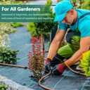 Land Guard 6ft x 300ft Weed Barrier Fabric Heavy Dusty, Ground Cover, Weed Mat, Woven Landscape Fabric for Garden, Lawn and Outdoor Project