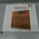 Bamboo Digital Body Weight Bathroom Scale | Eco-Friendly Wooden Bathroom Scale with LCD Display | Accurate Weight Measurement | Stylish and Durable | Feel The Natural Wood Difference