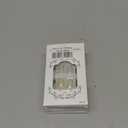 Christmas Press on Nails Short Square OFDNE Red Fake Nails False Nails with Designs Shimmer Nails Gnome Santa Full Cover Glossy Glue on Nails Acrylic Nails for Women Girls 24 Pcs, 3 Packs