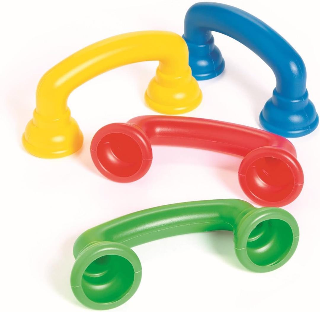 Fun Express Read to Self Auditory Feedback Whisper Phones for Kids, 12 Pack - Speech Therapy Teaching Aide  Accelerate Reading Fluency (Yellow Blue Red Green)
