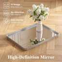Sweetcrispy Bathroom Mirror 36x36 Inch, Vanity Mirror for Wall