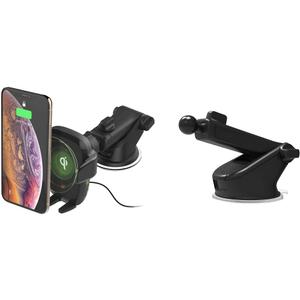 iOttie Auto Sense Qi Wireless Car Charger with Extra Mounting Base - Automatic Clamping Dashboard Phone Mount with Wireless Charging for Google Pixel, iPhone, Samsung Galaxy, Huawei, LG, Smartphones