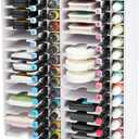 Ink Pad Combo Storage Rack, 28 Grids for Standard Size Stamp Pads, 28 Grid for Markers, 28 Grids for Ink Refill, Stamp Pad Organizer Holder for Desktop, Wall-Mounted Ink Pads Storage