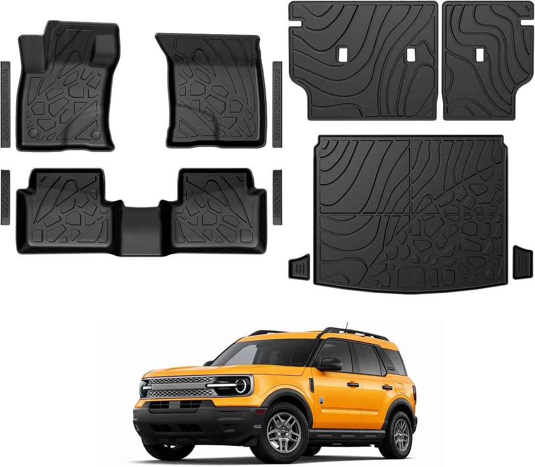 Floor Mats for 2021-2025 2026 Ford Bronco Sport Accessories
