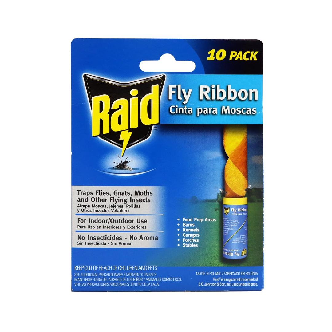 3 x Raid FR10-RAID Fly Ribbon, 10 Count