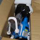 Pool Vacuum for Above Ground Pool with a Telescopic Pole, 80Mins Runtime, Handheld Rechargeable Pool Cleaner with 18.5 Gallons/min Powerful Suction for Above Ground/Inground Pools, Hot Tubs, Spas