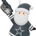 Hallmark NFL Dallas Cowboys Santa Fan Christmas Ornament, Gifts for Sports Fans