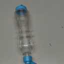 VANNON 17oz Small Animal Water Dispenser for Crate, Parrots Water Bottle for Cage, Chewproof Pet Water Bottle for Rabbits, Guinea Pigs, Ferrets, Chinchillas and Other Small Rodents, Top Fill, Blue