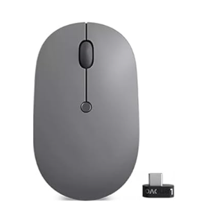 USB Type C Wired Mouse, Silent Computer Mouse Optical Gaming Mice Ergonomic 7 LED Backlight 2400 DPI 6 Buttons for Office Home Windows PC, Laptop, Desktop, Notebook, MacBook (Type-C Gray)