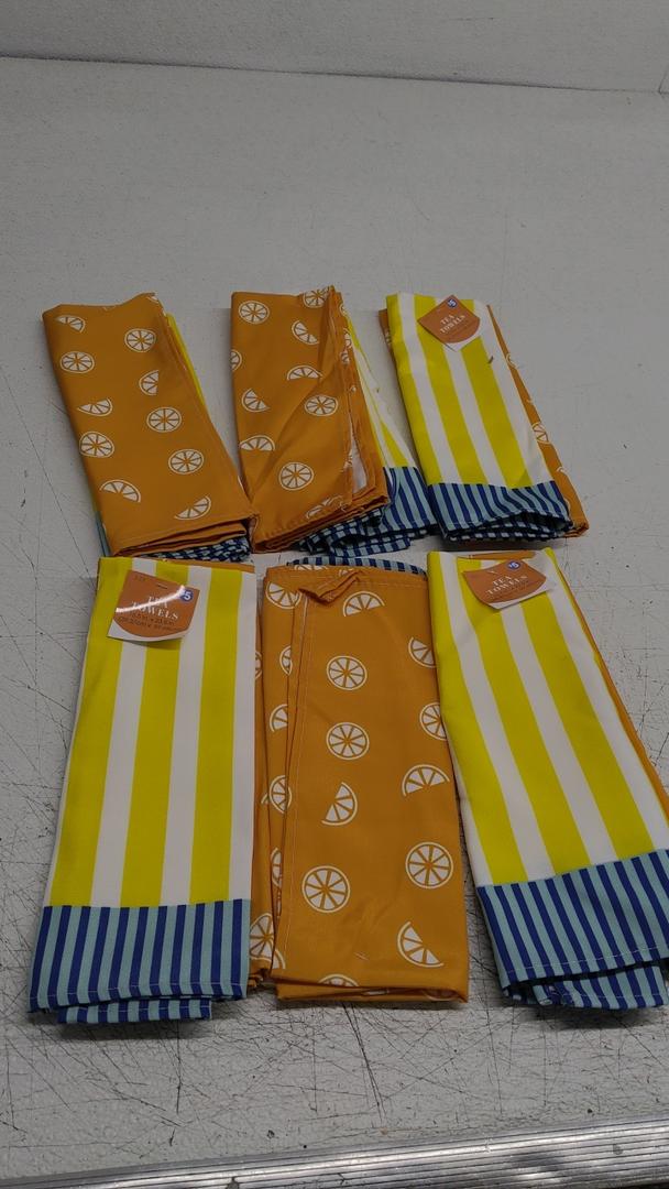 Tea Towels 15.5"×23.5" 6 Pack