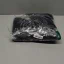 10ft x 10ft Black Tulle Photo Backdrop Curtain with Lights String for Parties Sheer Black Curtain Backdrop for Birthday Party Baby Shower Wedding Photo Booth Photography Background Decorations