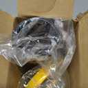 Kingsyard Finch Feeders for Outdoors Hanging, Metal Mesh Tube Bird Feeder for Nyjer/Thistle Seed, 2.5 lbs Large Capacity (Yellow)